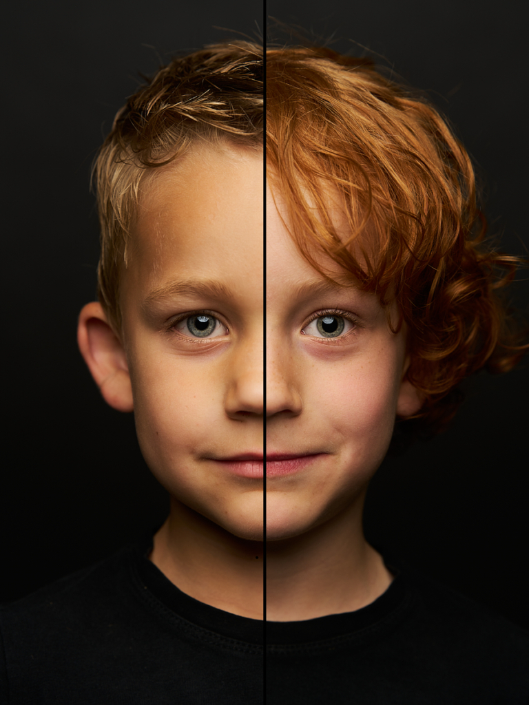Dit mooie 2in1 portret van 2 broers heb ik gemaakt in de studio. Blijft elke keer weer te leuk om af te leveren bij de klant.